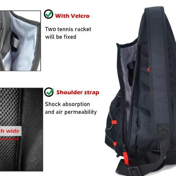 Cross-border Shoulder Bag Outdoor Sports Pickleball Bag Multifunctional Badminton Bag Crossbody Bag Large-Capacity Tennis Racket preview 3