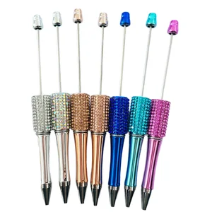 Best Selling Mixed Colour Ballpoint Pen Ball Pen Personalized Party Gift Plastic Bead Pens for Guest
