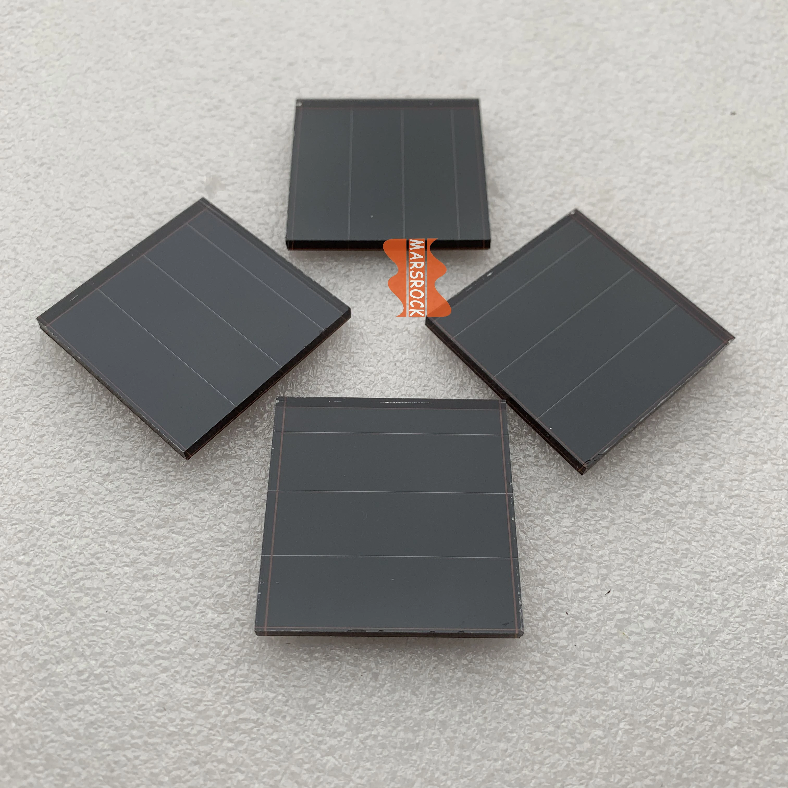 Аморфный кремниевый солнечный элемент ITO из стекла 30*30 мм для внутреннего освещения