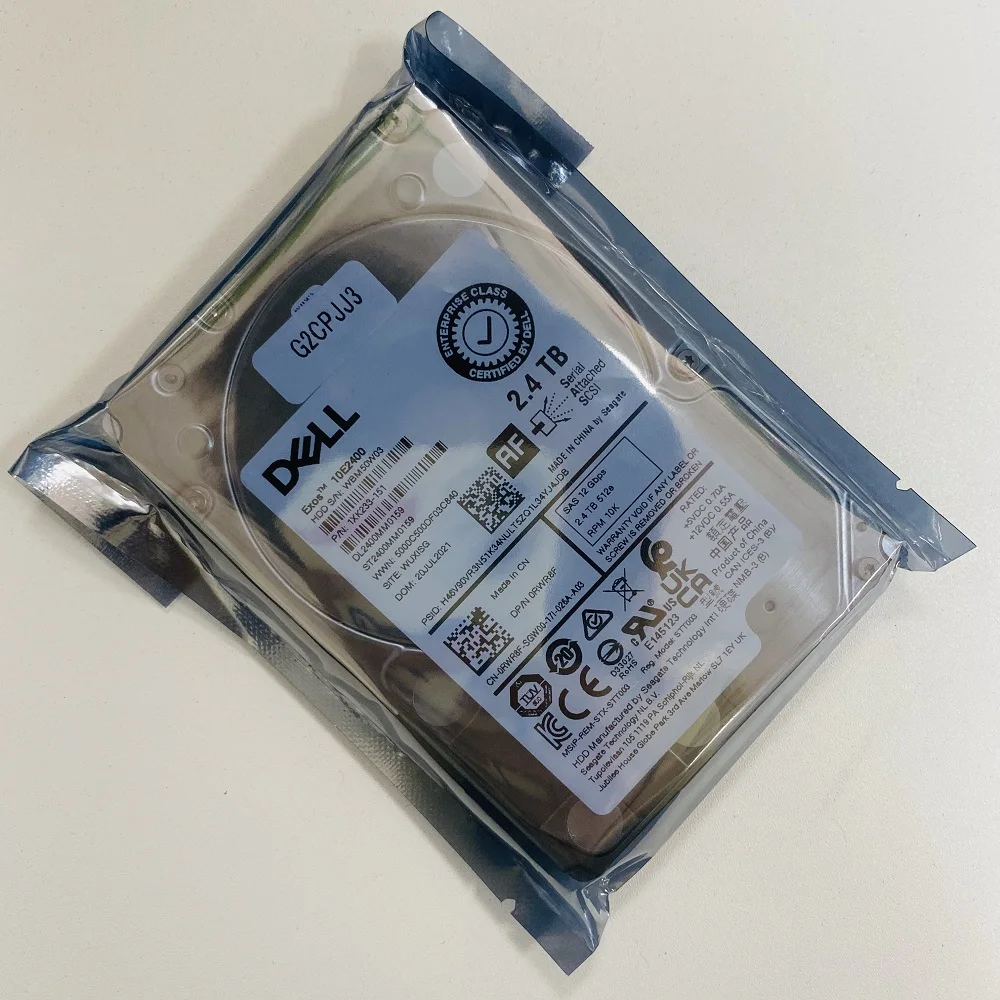 Dell 2,4 ТБ SAS 12Gps HDD 10KRPM для сервера