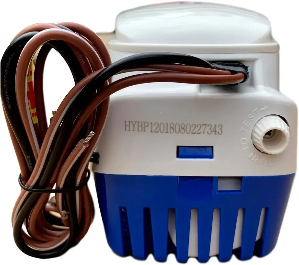 Marine Boat 12v / 24v Dc 1100gph Automatic Bilge Pump Micro Solar