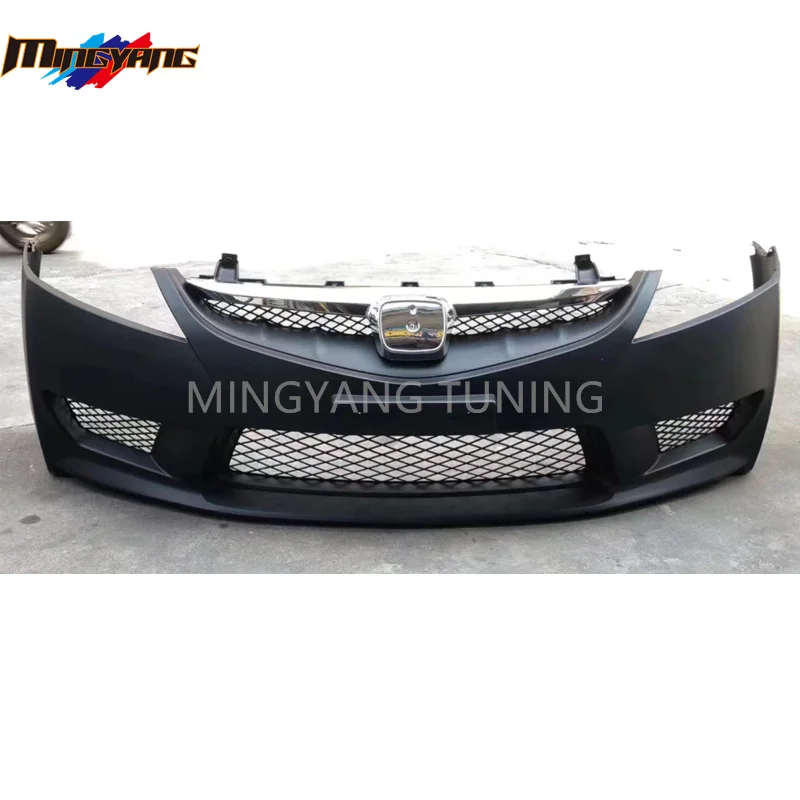 High Quality PP Plastics Type R Design Car Bumpers Bodykit for Honda Civic 2006-2011 to FD2 Bodykit