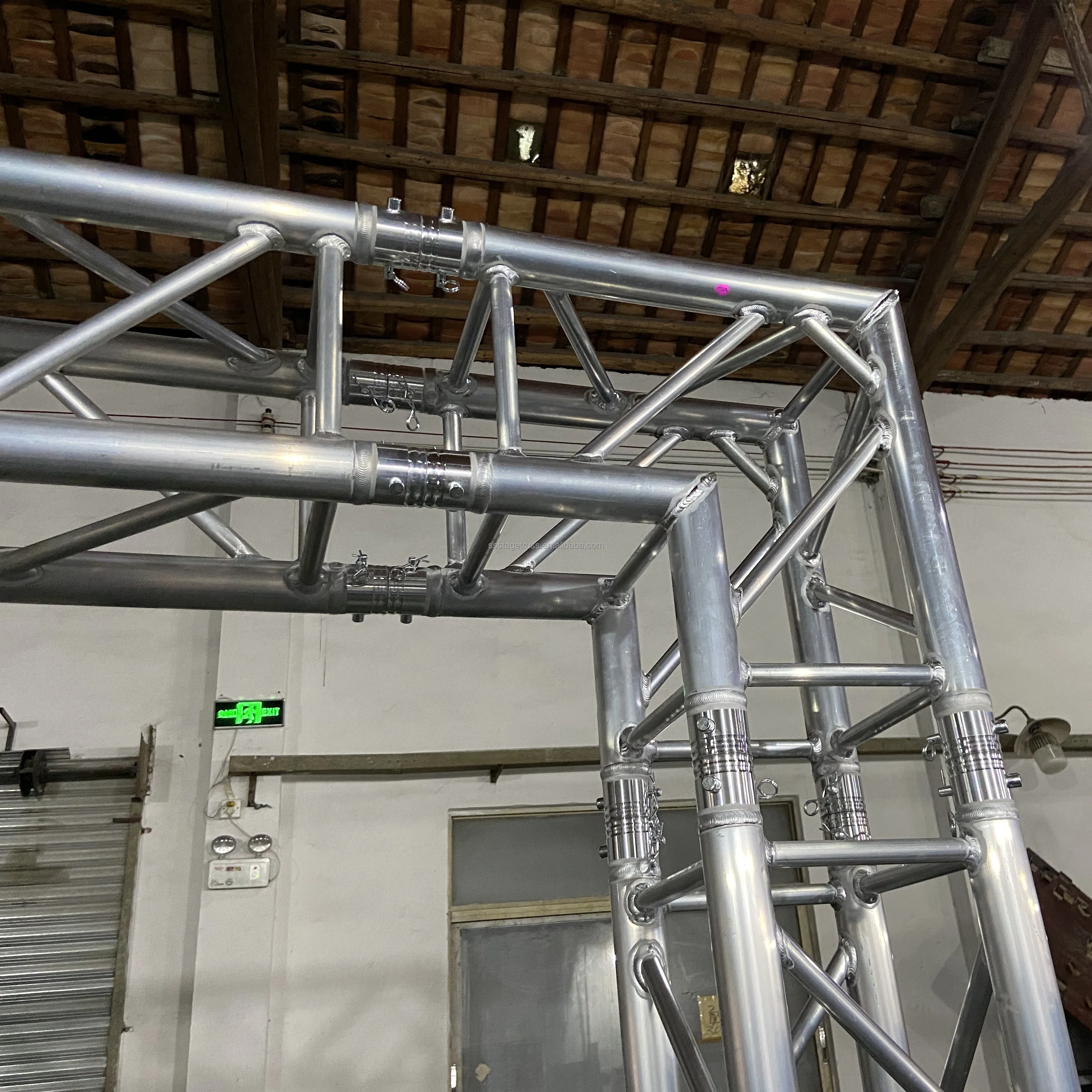 product outdoorindoor  led screen aluminium alloy lighting spigot truss goal post truss finish line truss for event-9