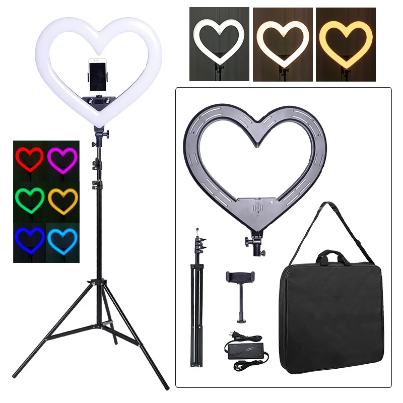  Yidoblo New Heart Shaped Tiktok Ring Light 18'' LV