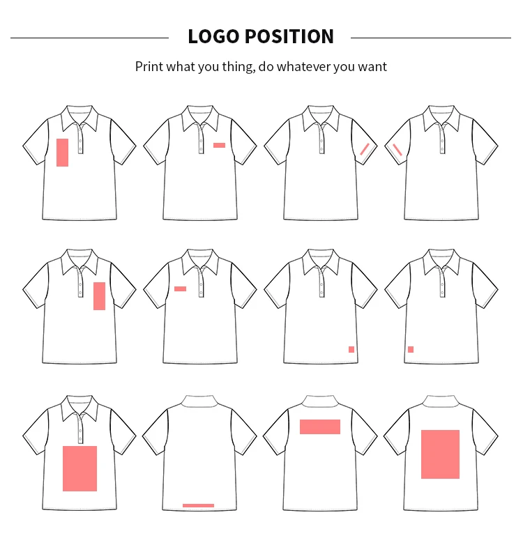 Personalized Embroidered Custom Polo Shirts Plus Size Mens Polo Shirts