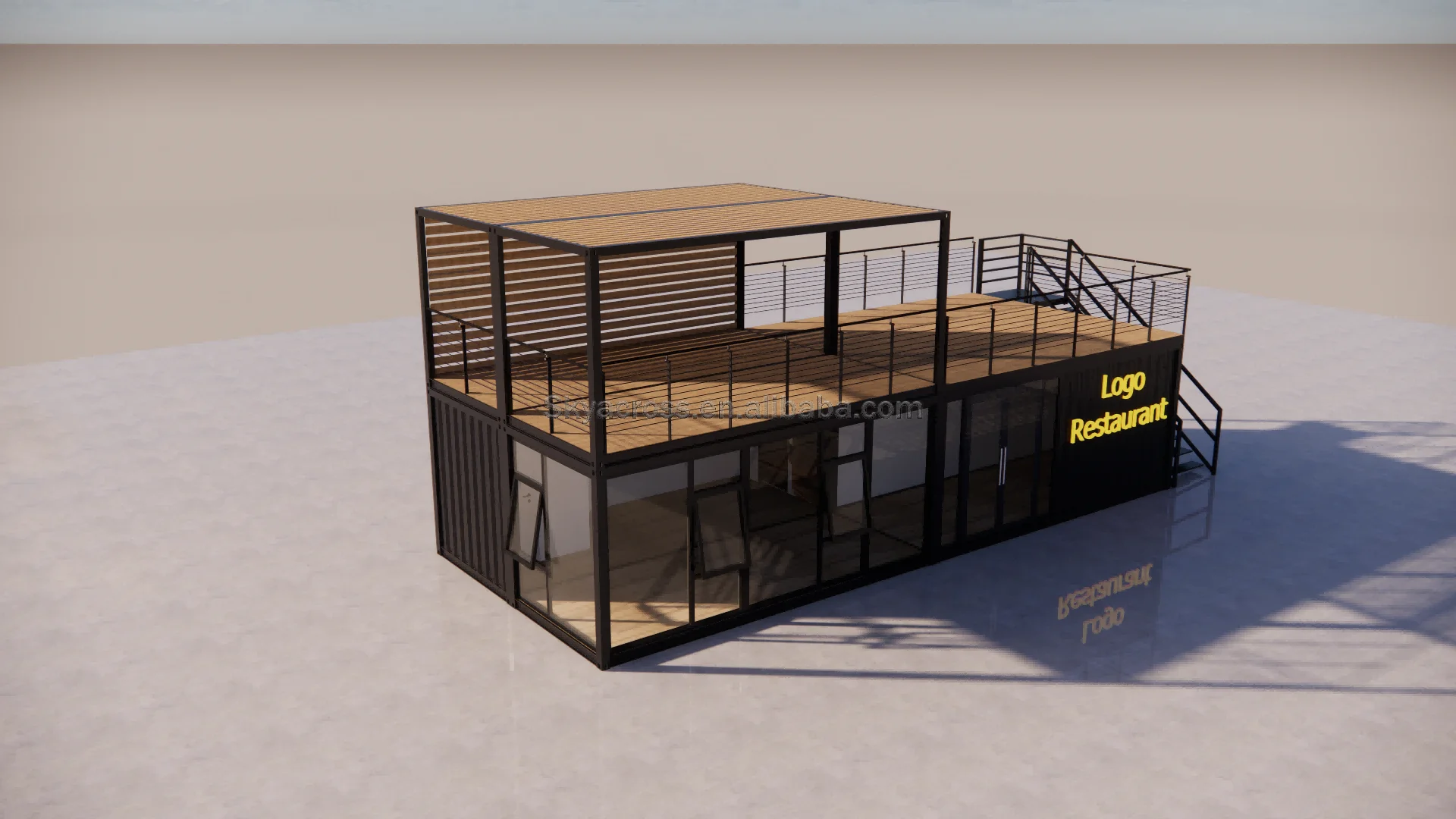 Prefabricated Container House - 3 Rooms Storage Solution