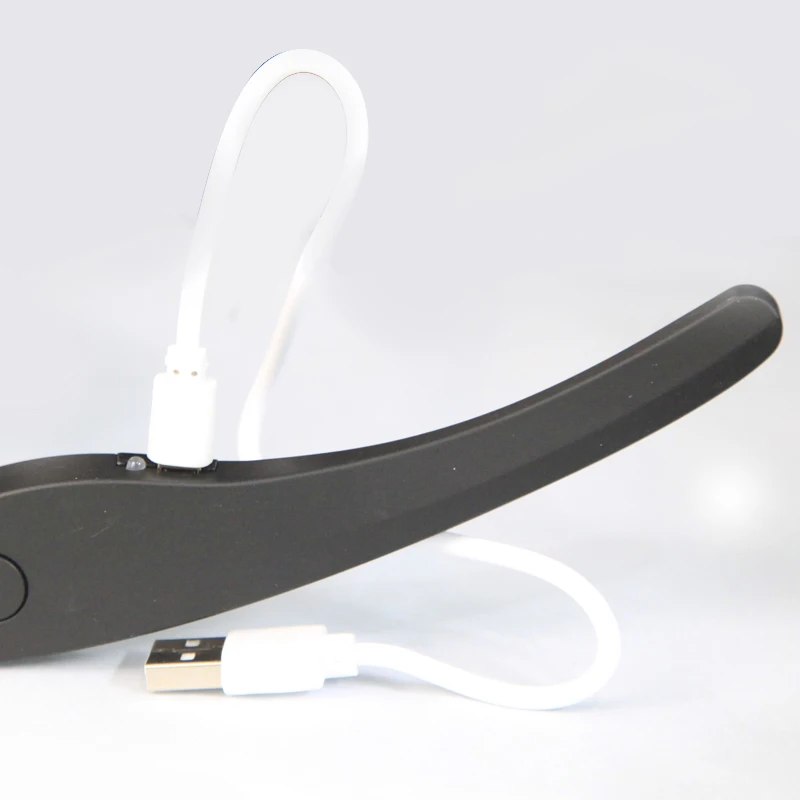 NO.11537DC With LED Light USB Rechargeable Glasses Type Magnifying Glass Repair Work Beauty 1.5X 2.5X 3.5X 5.0X Magnifying Glass