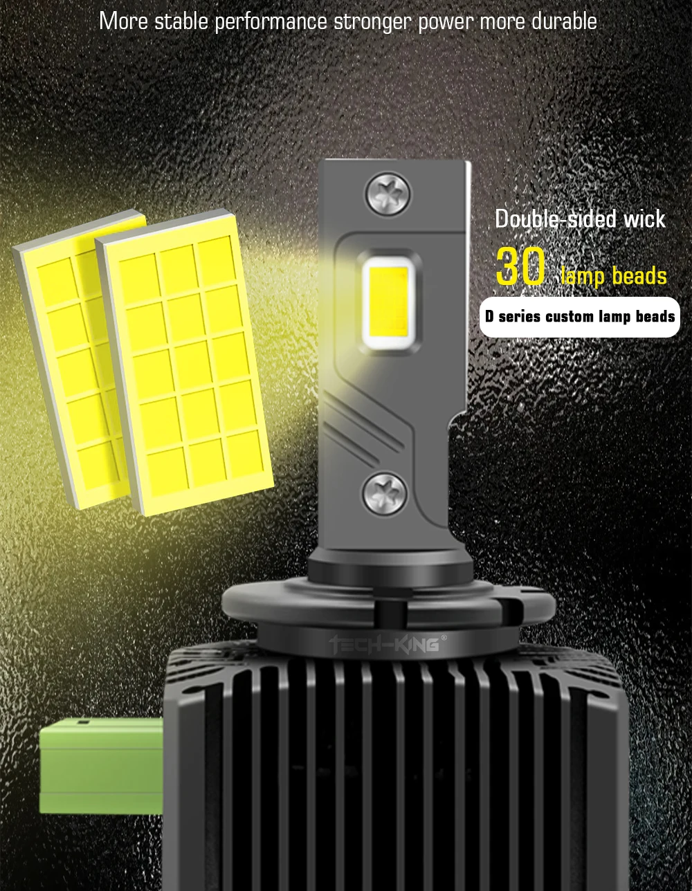 Car LED front light 110W 12000LM 6000K bright d3s non -destructive installation directly replace the original car bulb D2s D1s