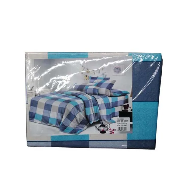 China Manufacture 3 Pieces Bed Sheet 3in 1 Bedsheet Set Microfiber