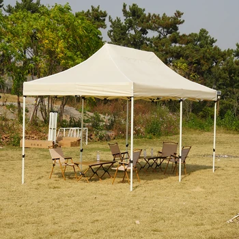 Custom Design 10x20 Folding Oxford Tent Luxury Portable Pop-up Gazebo with High Fire Resistance Durable Side Walls