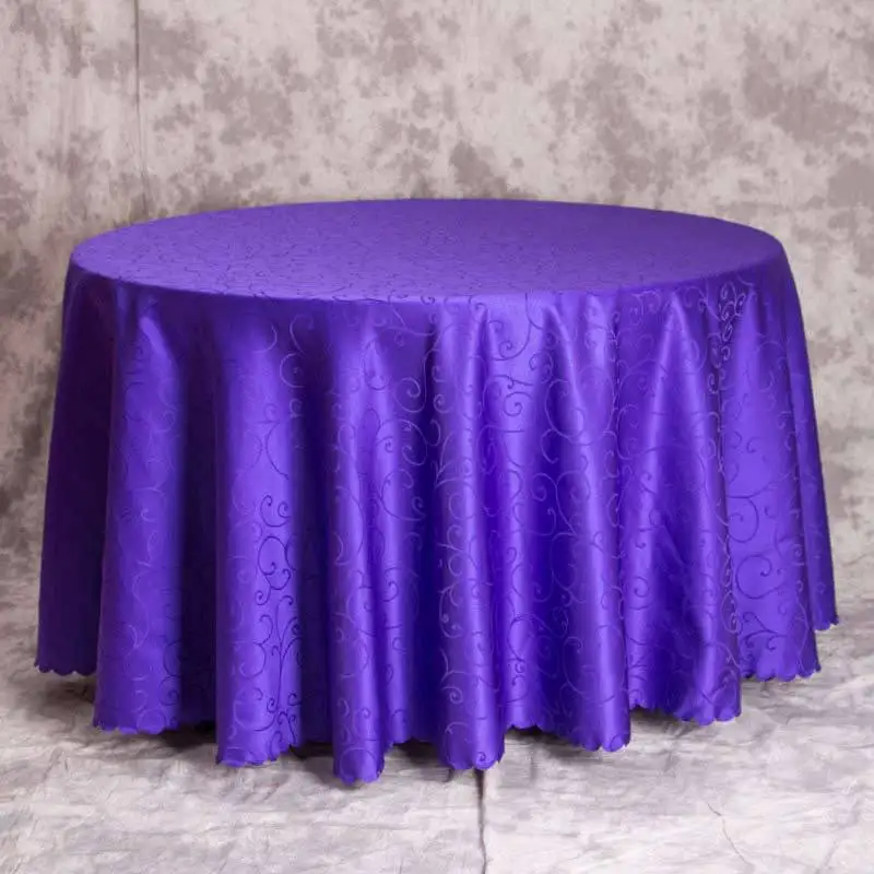 Large white champagne purple luxury wedding jacquard tablecloth floral party pink linen table cloths classic fabric targeta