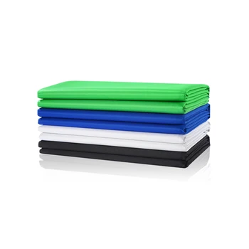 Wholesale Portable Green Screen Cloth Green Screen Foldable Photography Cloth White Black Gray Green Non-woven Fabric