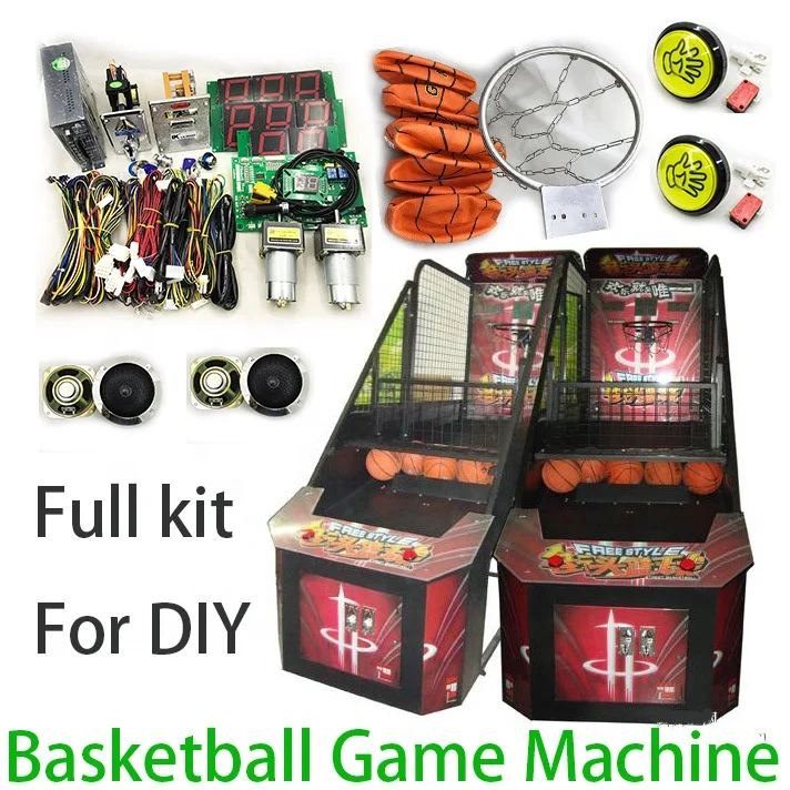 Coin Operated Basketball Arcade Game Machine Kit Pcb Diy Bundles Parts Kit Basket Ball Arcade Machines