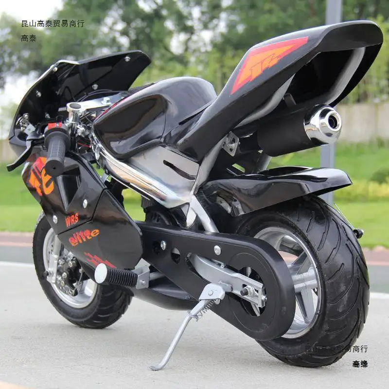 Mini Scooter Pocket Bike 49cc Two-Stroke Gasoline Powered Children's Pit Bike Mini Teen Motorcycle