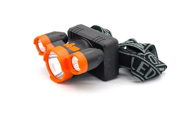 Most Powerful LED Headlamp 3LED  Helmet Light Zoom Rechargeable Lithium Headlight