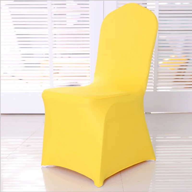 Customized Cheap Universal Elastic Banquet Chair Cover For Wedding