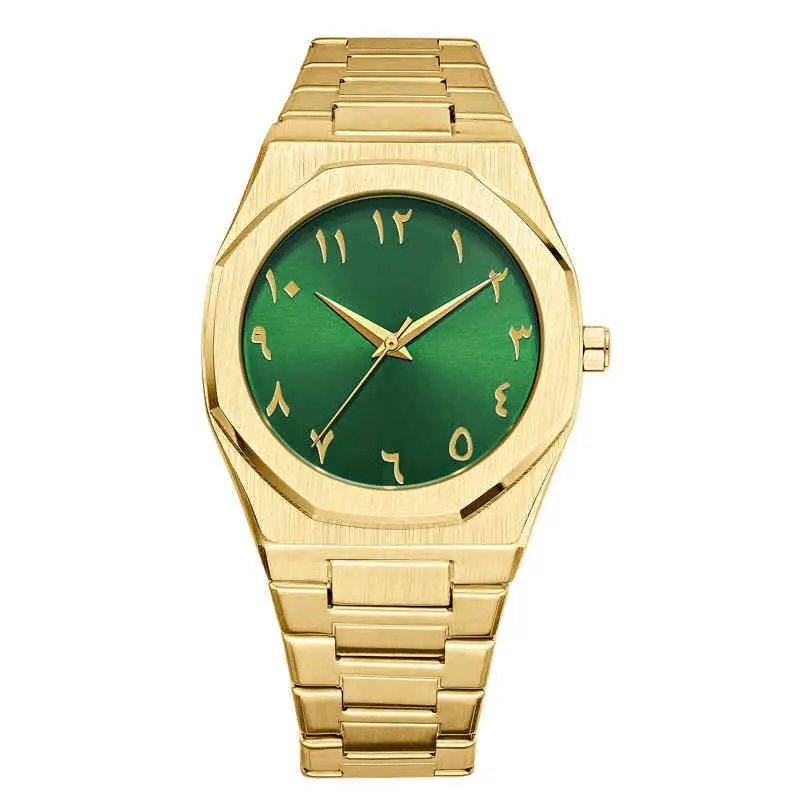 OEM Private Label Watch New Style Waterproof Arabic Numerals Dial Watch Stainless Steel Men Luxury Quartz Wirs Watches for Men