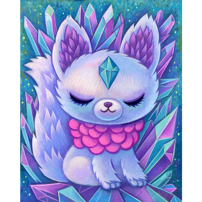 2023 Hot Selling Cartoon Image Customized DIY Animation PortraitDigital Diamond Paintingkit  Home Decoration