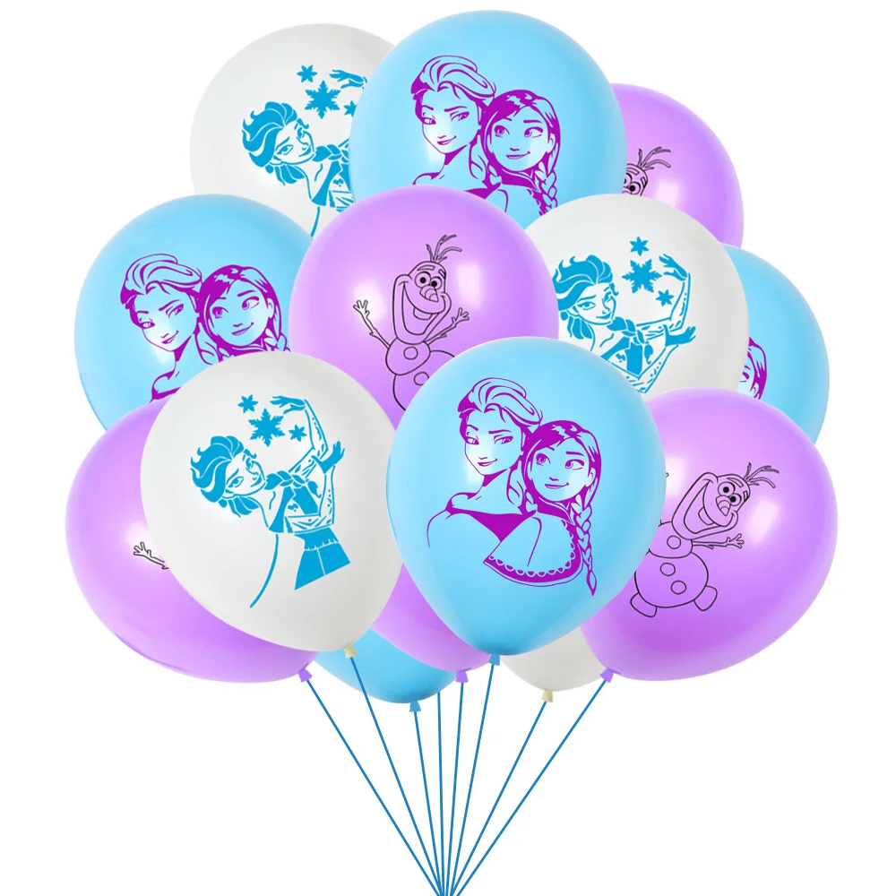 139Pcs Palloncini Frozen Compleanno Decorazioni Frozen Arco Palloncini Blu Lilla Fiocco di Neve Ghirlanda Palloncini Addobbi Compleanno Bambina Tenda Metalliche Banner Happy Birthday per Bambino Festa