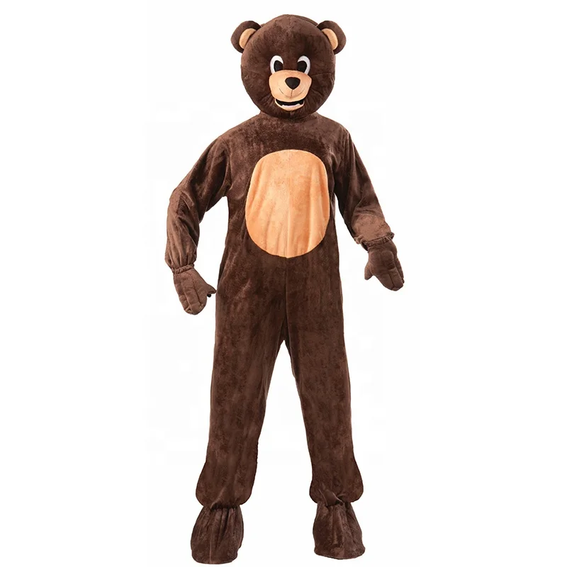Hot Sale Bear Mascot Costumes Plush Material For Adult - Buy Stuffed Animal  Costumes,Stuffed Big Head Animal Costumes For Adult,Adult Bear Mascot  Costume Product on 