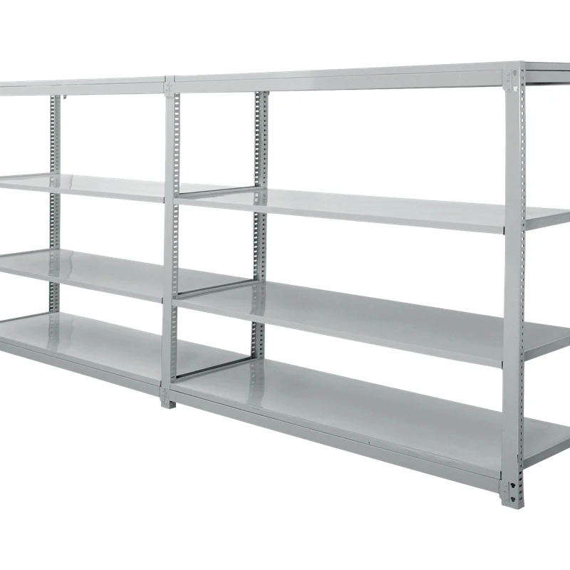 Double/Single Sided Stainless Steel Supermarket Shelves Corrosion Protection Display for Efficient Storage