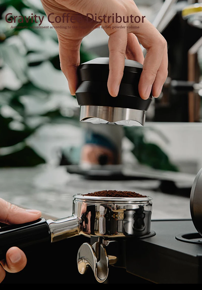 Stainless Steel 304 Eco-Friendly Adjustable Tamper Distributor Gravity ...