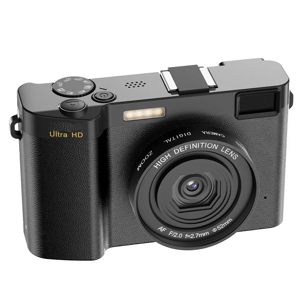 New HD Dual Lens Digital Camera Video Recorder Compact Portable Photography Device Daily Use Student Gift