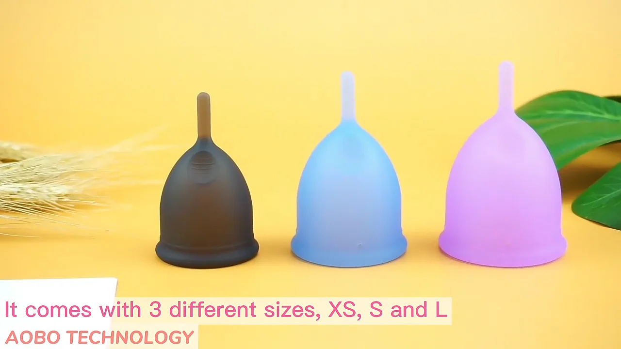 Medical Grade Silicone Menstrual Cup Pink Ladies Silicone Menstrual ...