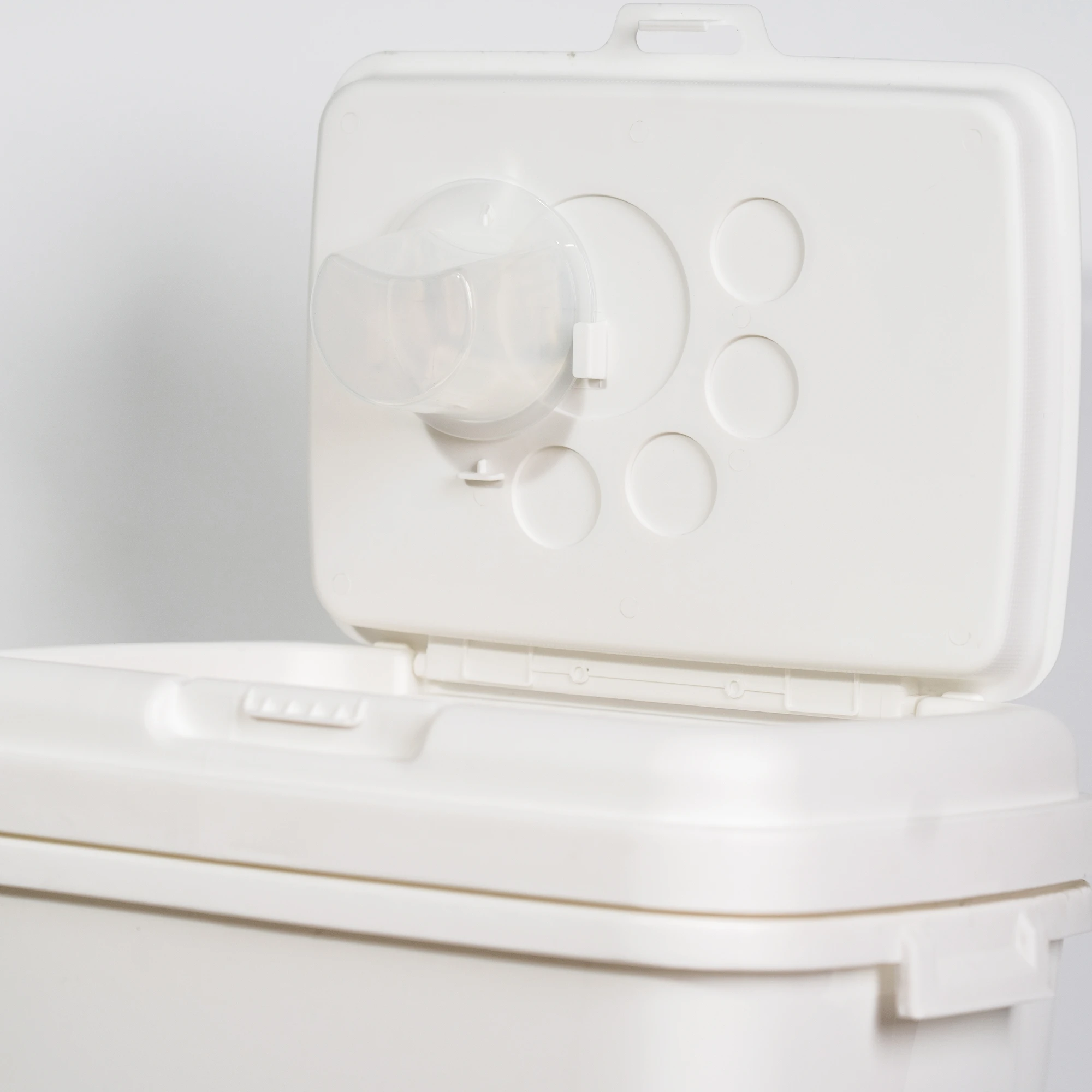 Многофункциональный портативный контейнер для сухих кормов домашних животных 40 л герметичный хранения собак и кошек пластиковый ящик муки