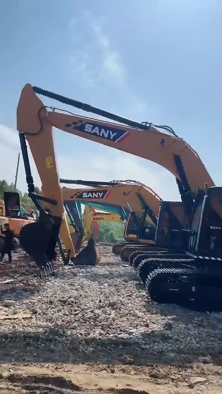 Original Color Chinese Machinery Used Earthmoving Equipment Sany Used