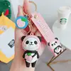 Panda de frutas rosa