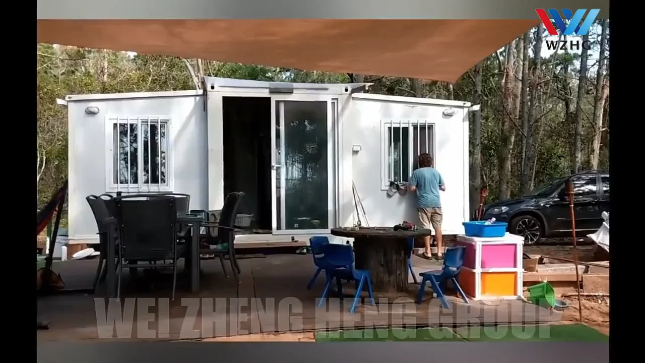 Gable Roof One Bedroom Plan Container Luxury High Ceiling Tiny Folding