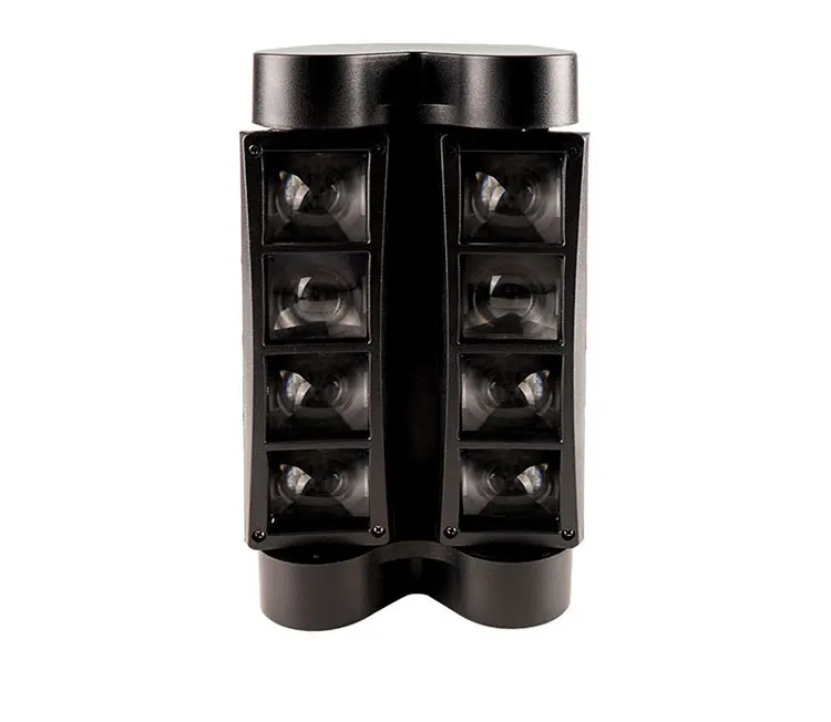 Projecteurs DJ à tête mobile LED Spider 80W RGBW, activés par le son, DMX-512, pour fêtes, pubs, mariages, clubs, carnavals et festivals_voghion.com