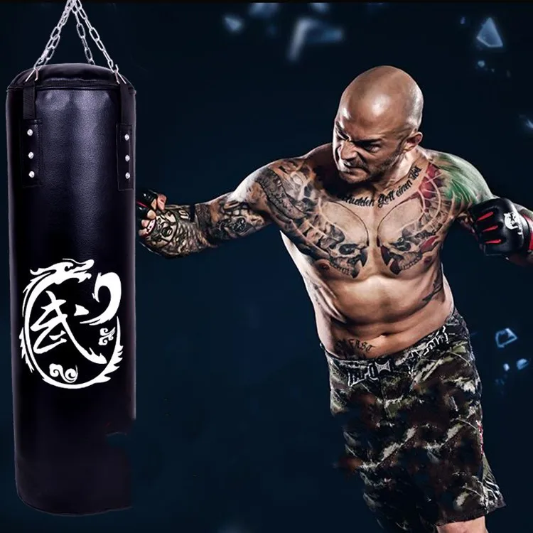 Triple Sanda Boxing Sandbag for Home Fitness Hanging Solid Taekwondo Stubborn for Adult and Children Muay Thai Punched