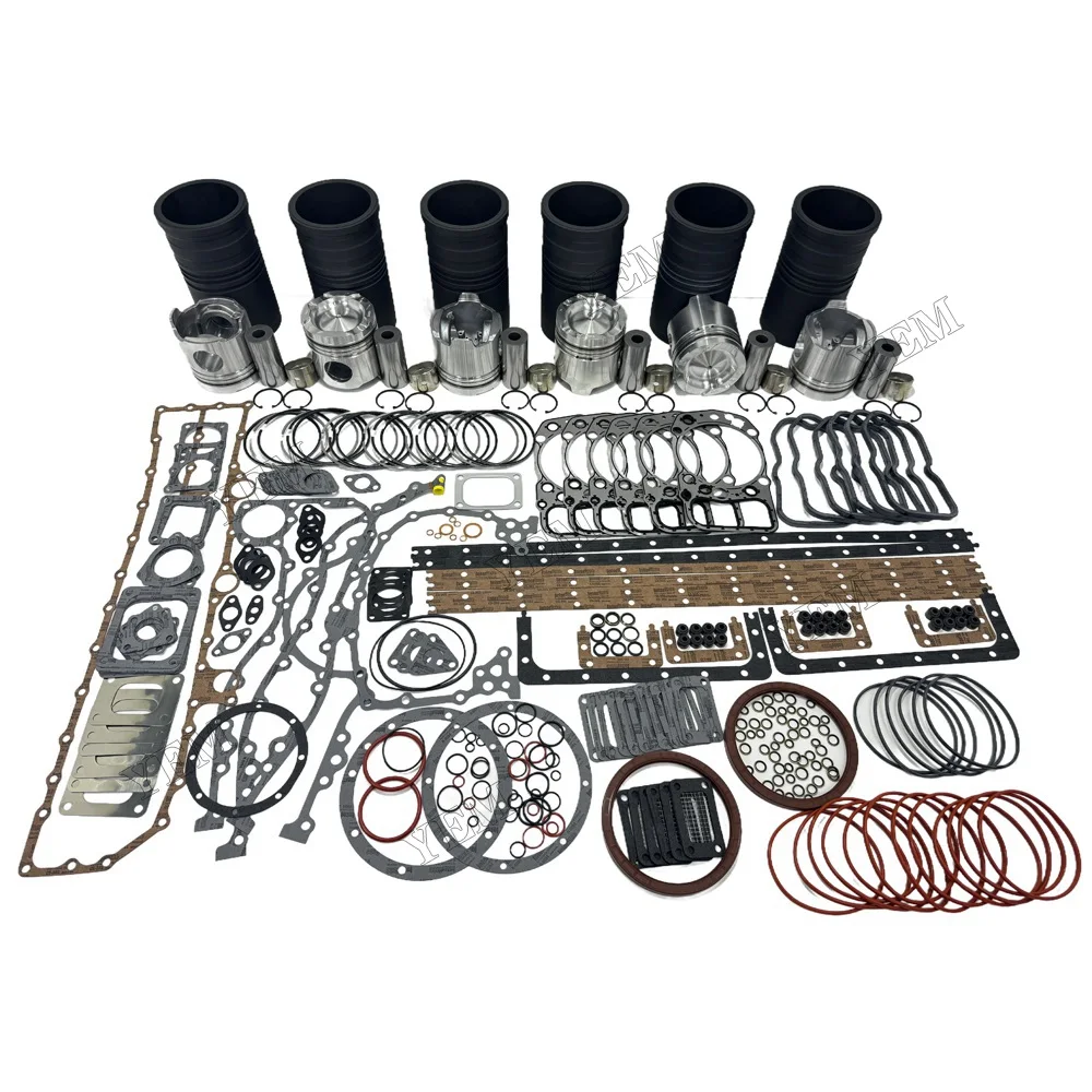 Overhaul Kit With Gasket Set Fit for Mitsubishi S6A3 Engine 2