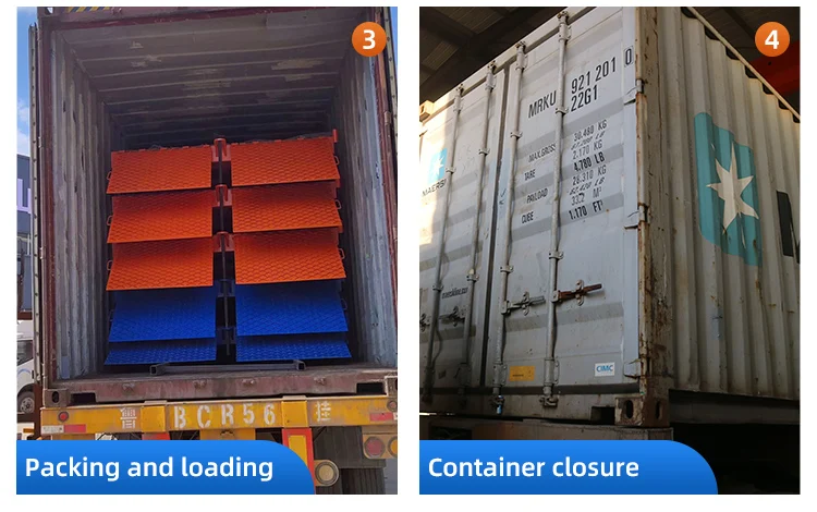 Mobile Loading Dock Ramp Container Ramp for Forklit Hydraulic Ramp Lift