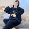 NavyDuckIdeaFleecePajamaSet