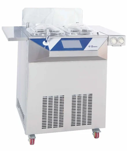 Commercial Ice Cream Maker Milk Pasteurization Machine Gelato 85 Degree Pasteurizer Machine 50L Output