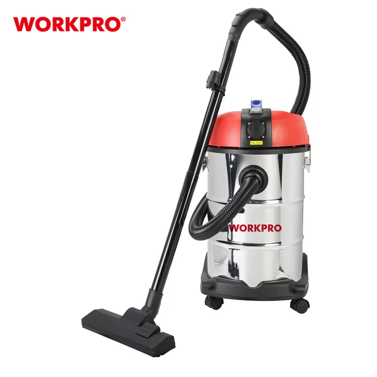 Workpro 30l Industrial Portable Wet And Dry Car Vacuum Cleaner For Car