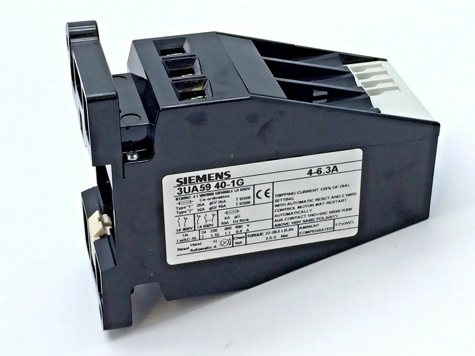 Thermal Overload Relay Thermal Relay 3UA59 40-1G 4-6.3A for Siemens