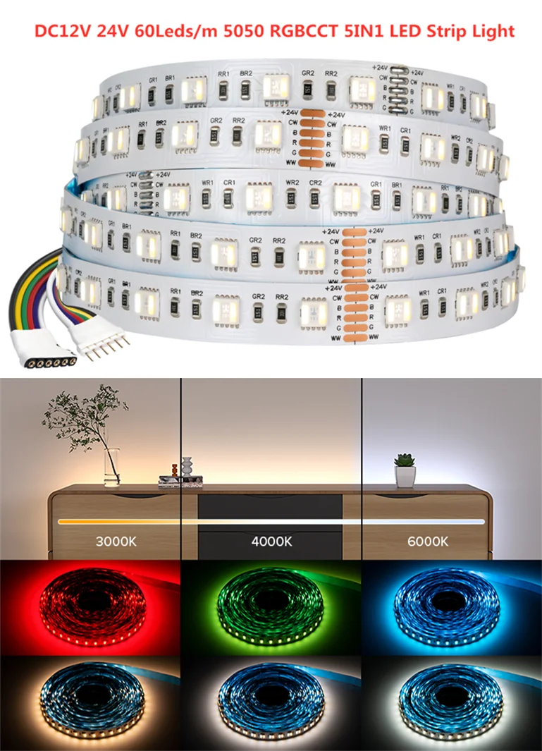 Btf Lighting Rgbcct Colors In Led Leds M Smd Rgbw Rgb Dimmable Tunable Color