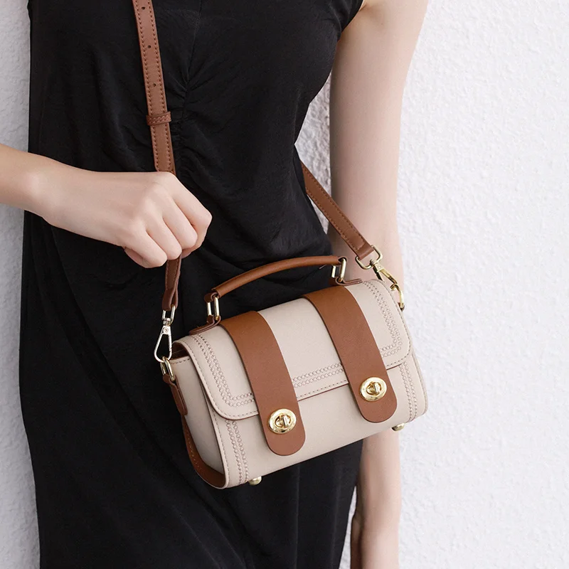 Manufacture OEM ODM Women’s Female Saddle Bags for Ladies CustomLeather Crossbody Shoulder Sling Bag