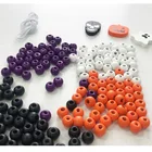 Beads Wood Supply High Quality Wooden Craft Beads Halloween Decoration Wooden Rings Toys For DIY Craft Making
