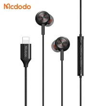 Stock Lighting Braided Wired Earphone With Mic Handsfree Stereo Music Volume Control 10mm Speaker HD Call Mobile Phone Earphone