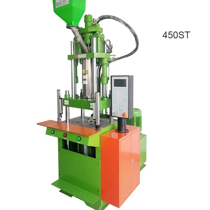 25 Ton Computerized Plastic Injection Molding Machine Vertical Pressure Clamping Equipment AC DC Wire Plug Connector Injection