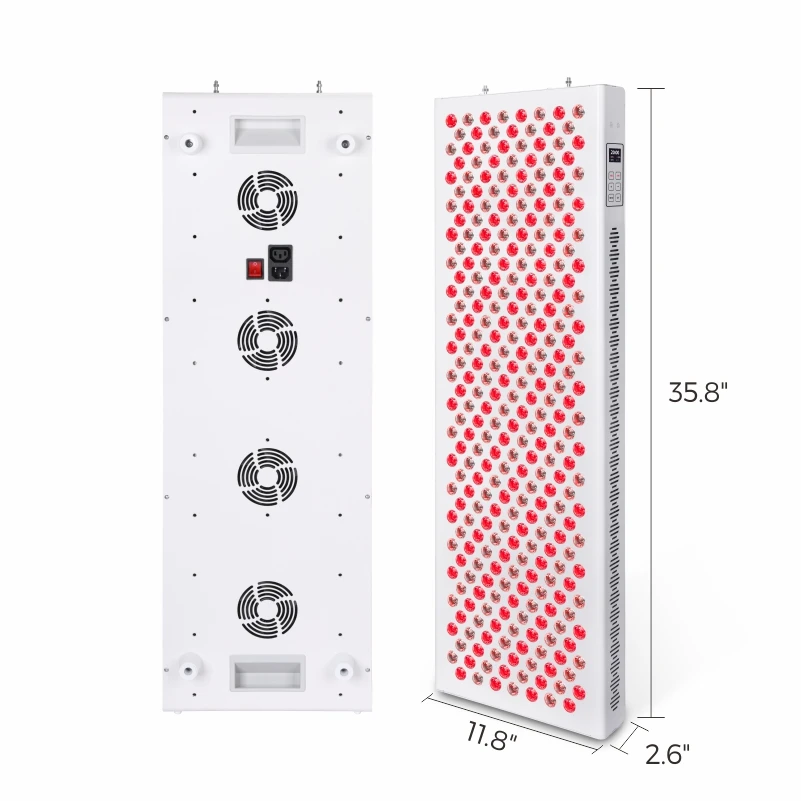 High-Power Adjustable Red Light Therapy Device 5 Wavelengths Infrared Light Therapy Brightness Output Home Use PDT Machine Neck