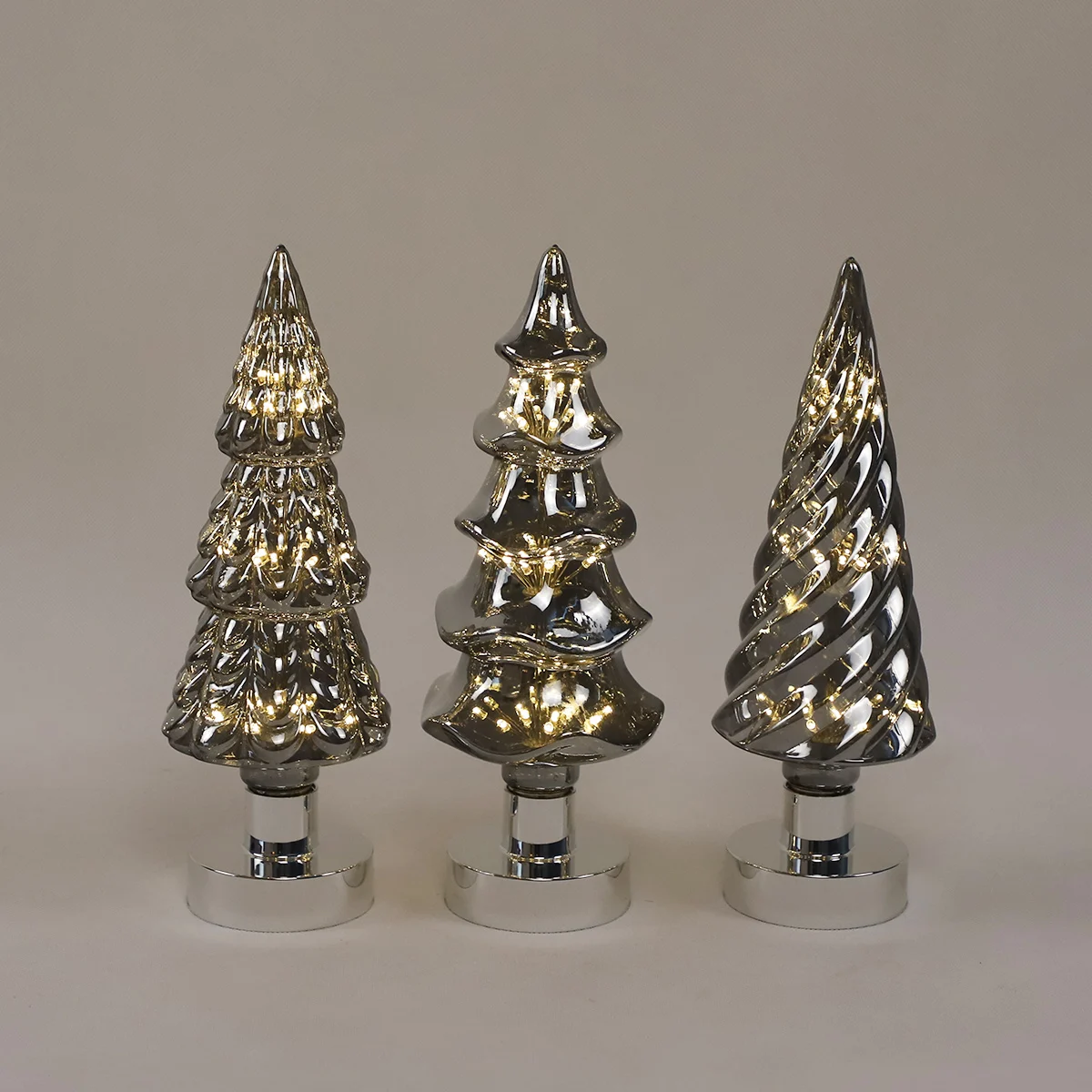 illuminated glass christmas tree polish christmas glass xmas decoration trees luxury