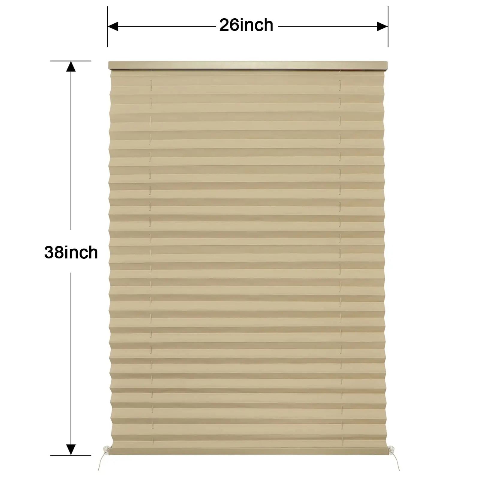 JSL 25 MM RV Window Fabric Pleated Shade Shutters for RV Camper Travel Trailers USA Hot Sale