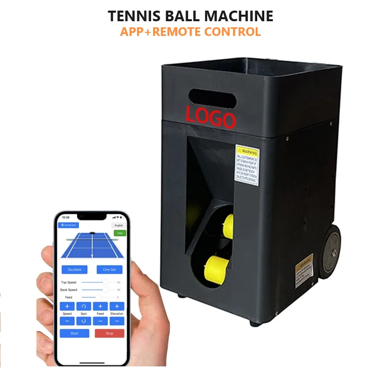 Hot sale Practice Tennis Padel Ball Machine JT02 App And Remote Control For Playing And Training customs Logo details