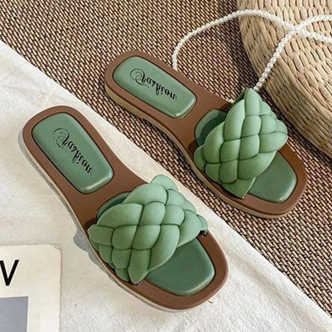 Hot Sale Fashion Designer Slides Summer Hot Sale Women Flat